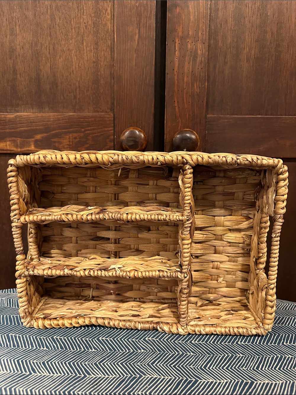 Silverware drawer organizer • bathroom drawer organizer • jute • office